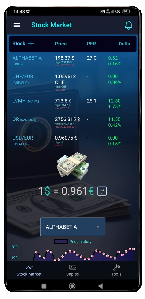 home screen